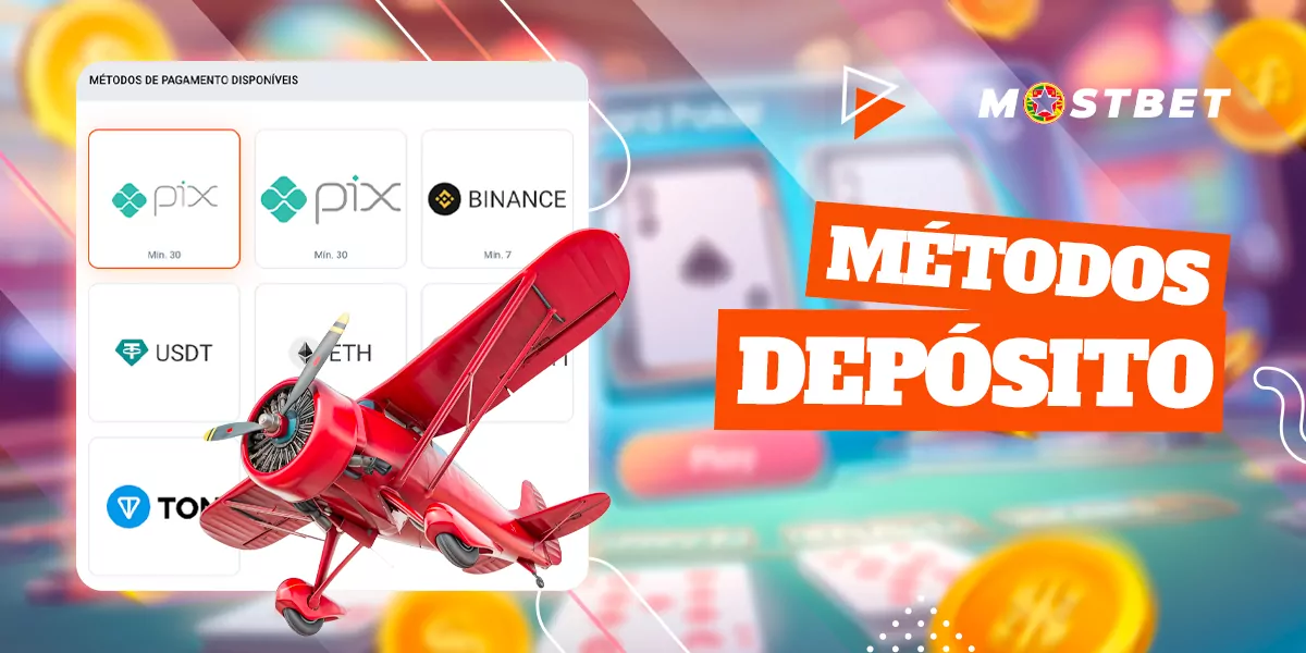 Métodos para efetuar um depósito para jogar Aviator
